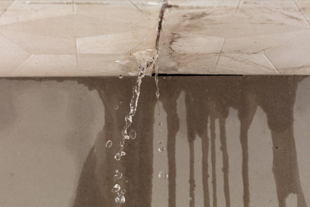 Professional Burst Pipe Cleanup technician working in South Dartmouth, MA